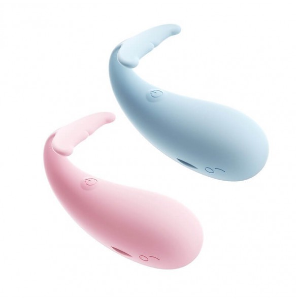 MizzZee - Whale Vibrator Wearable Blue (Smart APP Model - Chargeable)